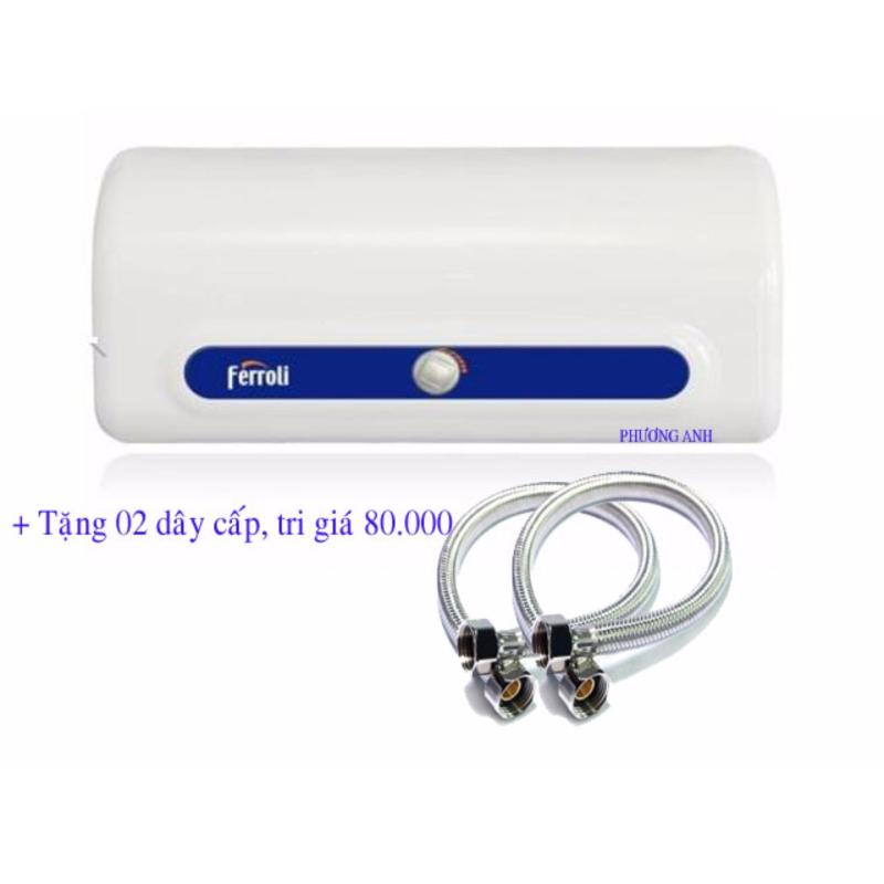 Bảng giá Bình nóng lạnh gián tiếp 20L FERROLI QQ EVO 20AE+Tặng 02 dây cấp lắp bình
