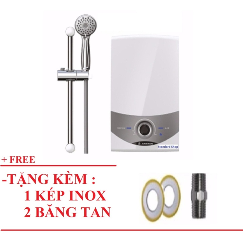 Bảng giá Bình Nước Nóng Trực Tiếp Có Bơm Ariston SM45PE+Tặng 02 băng tan và 01 kép inox chất lượng cao