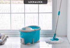 >> BÁO GIÁ BỘ CÂY LAU NHÀ XOAY TAY COMPACT SPIN MOP LOCK | Shopee Lazada Sendo Tiki mới nhất 64 Bộ Cây Lau Nhà Xoay Tay 360 Độ Màu Xanh Dương Lock&Lock MOP-Q2-1MOP-Q2-1