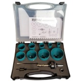 Bộ mũi khoét lỗ kim loại 13 chi tiết total tacsh0131