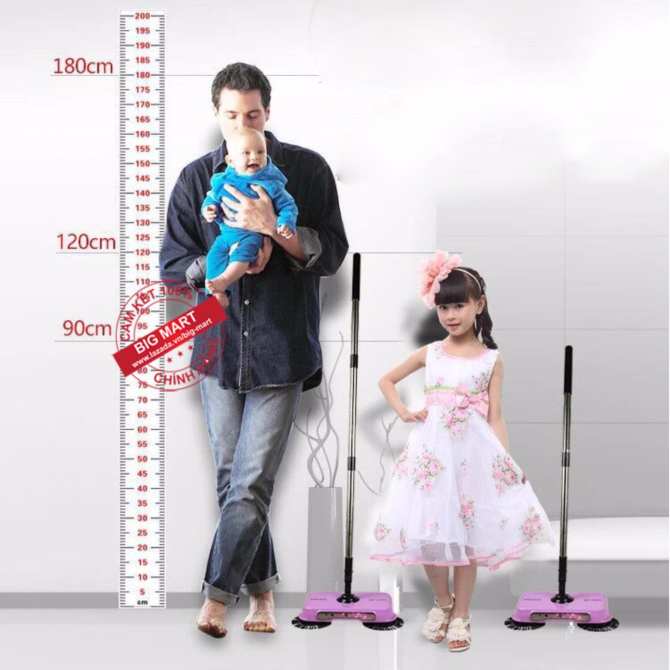 Hình ảnh Cây Lau Nhà Thông Minh BIG MART Đa Dụng 3 Trong 1 Quét Nhà Hút Rác Lau Nhà Xoay 360 Độ Lau Dọn Mọi Ngóc Ngách