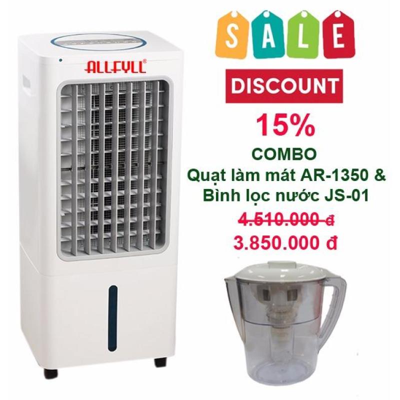 Bảng giá Combo máy làm mát Allfyll Thái Lan AR-1350 + bình lọc nước mini JS-01