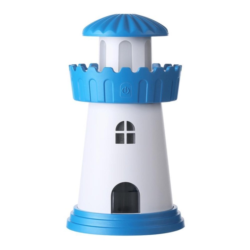Bảng giá Creative Lighthouse Shape USB Home Air Humidifier Large Mist Maker(Blue) - intl