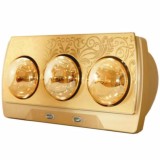 Đèn sưởi nhà tắm 3 bóng Heizen HE-3B (Vàng)