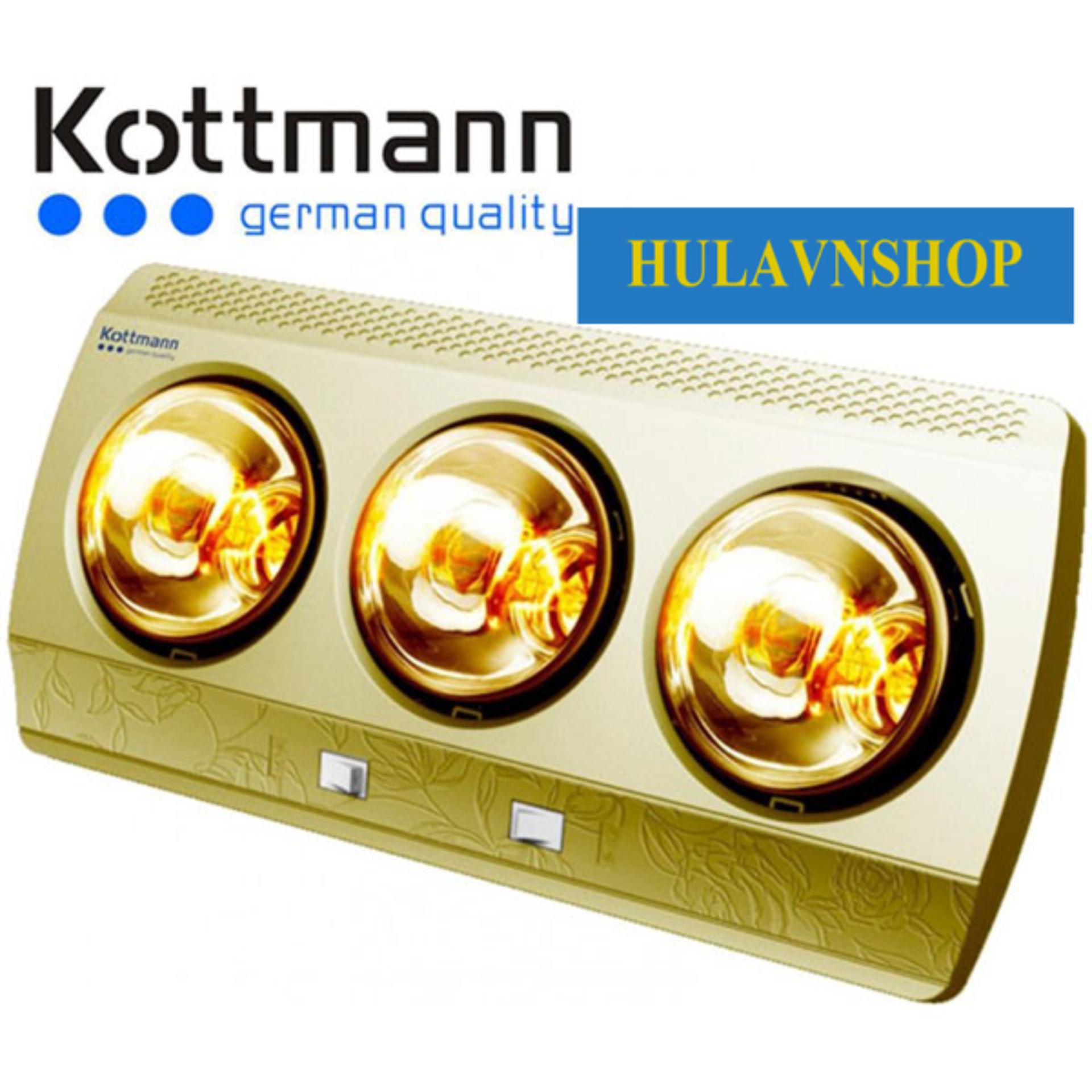 Đèn sưởi nhà tắm Kottmann loại 3 bóng