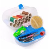 Hộp đựng kim chỉ đa năng 55 món - Hộp kim chỉ nhiều món đa năng, tiện dụng - Bộ kim cḥỉ gia đình - Dụng cụ may vá