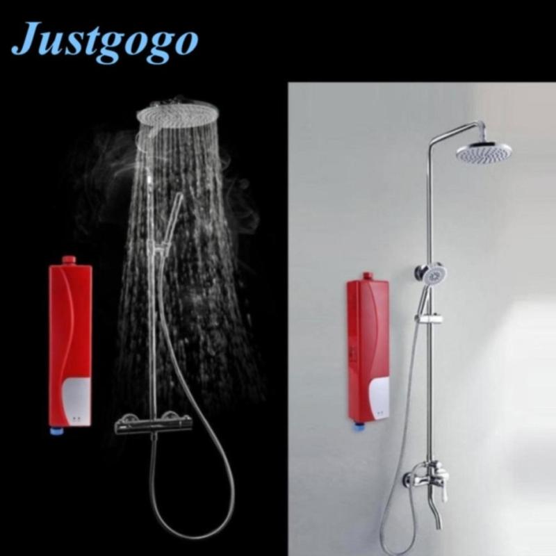Bảng giá Justgogo-Electric Tankless Water Heater, 3000W Instant Water Heater Red Điện máy Pico