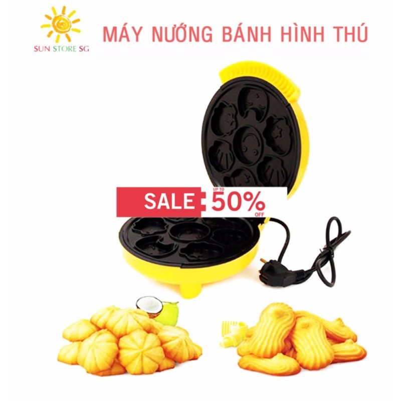 Giá bán Khuôn Làm Bánh Thuẫn Bằng Điện - Nướng Bánh Hình Thú Dễ Thương - Bảo Hành 1 Đổi 1 Bởi SUN STORE SG