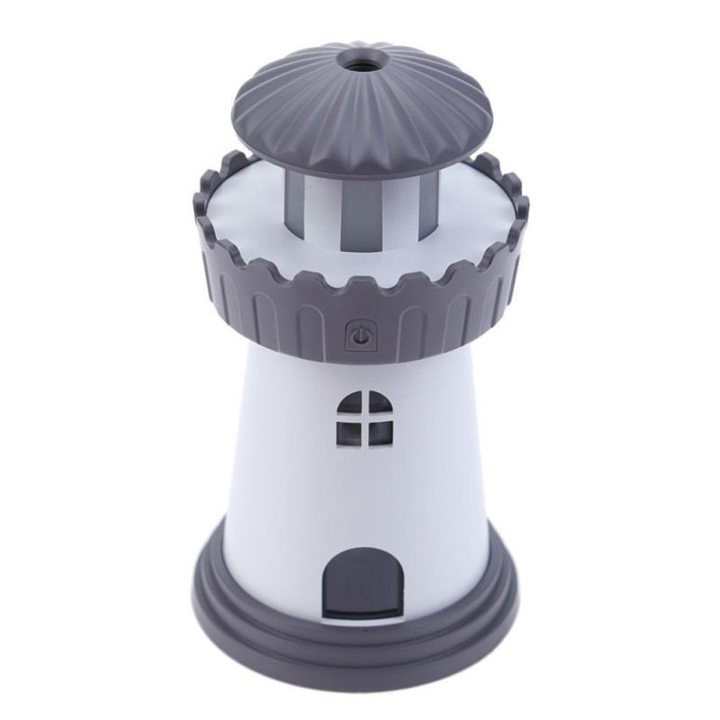 Bảng giá Ngọn hải đăng Mini USB Siêu Âm Thanh Nhà Bàn Văn Phòng Máy Lọc Không Khí Máy Phun Sương Tạo Độ Ẩm (Đen)-quốc tế