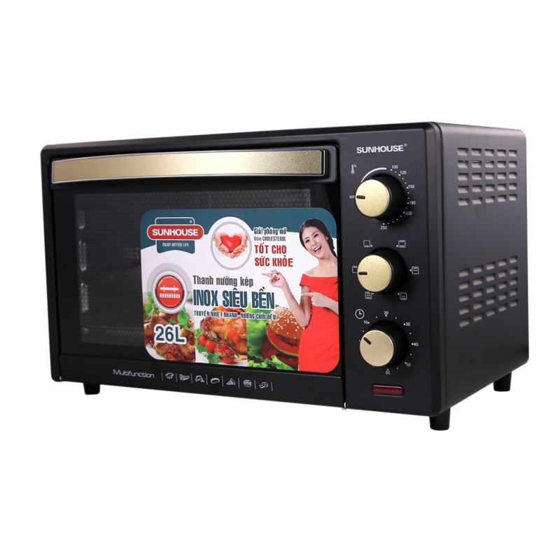 Bảng giá Lò nướng Sunhouse SHD4226 26L (Đen) Điện máy Pico