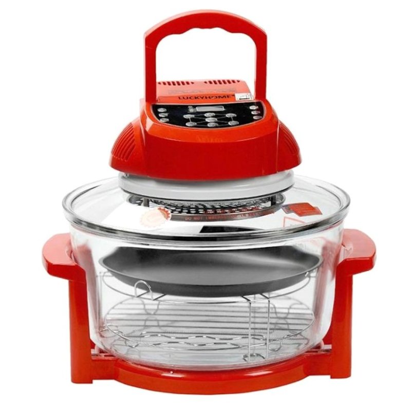 Bảng giá Lò nướng thủy tinh LuckyHome LK-2344KS 12L (Đỏ) Điện máy Pico