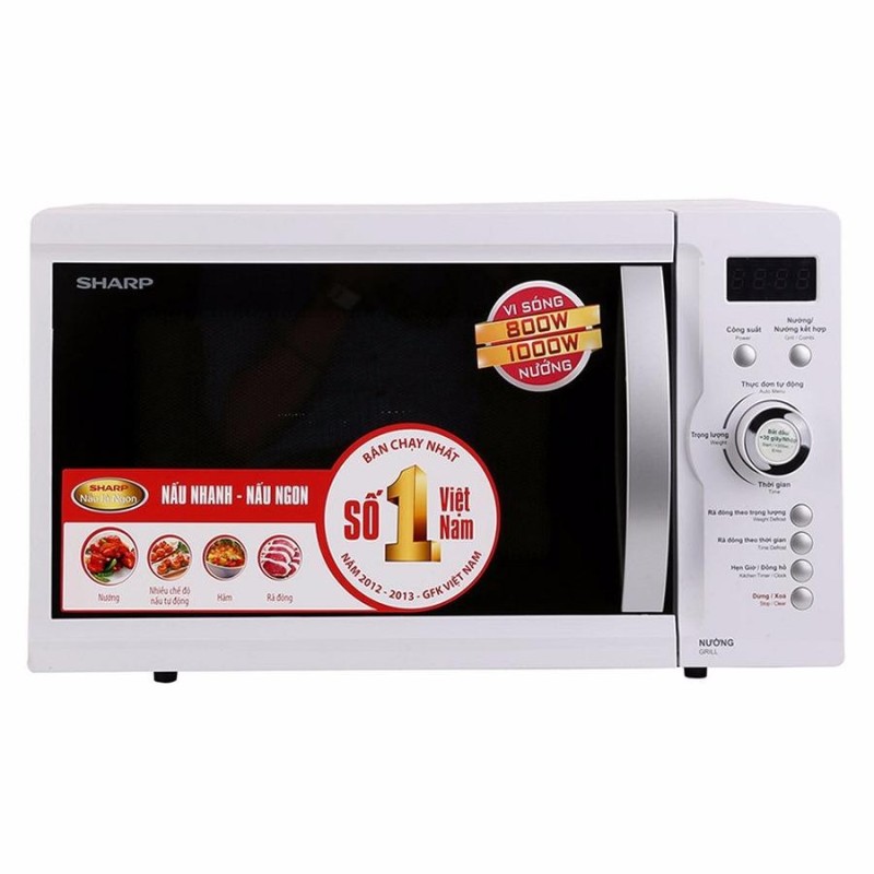 Bảng giá Lò vi sóng điện tử có nướng Sharp R-G371VN-W 23 lít Điện máy Pico