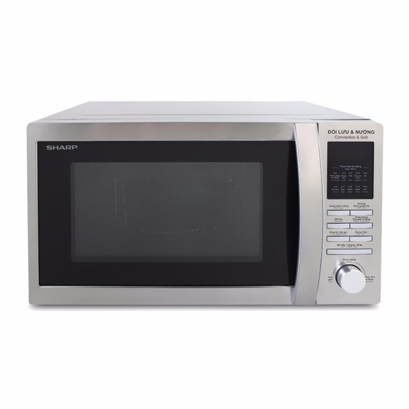Lò vi sóng điện tử Sharp R-G825VN ST 2400W 25L (Bạc)