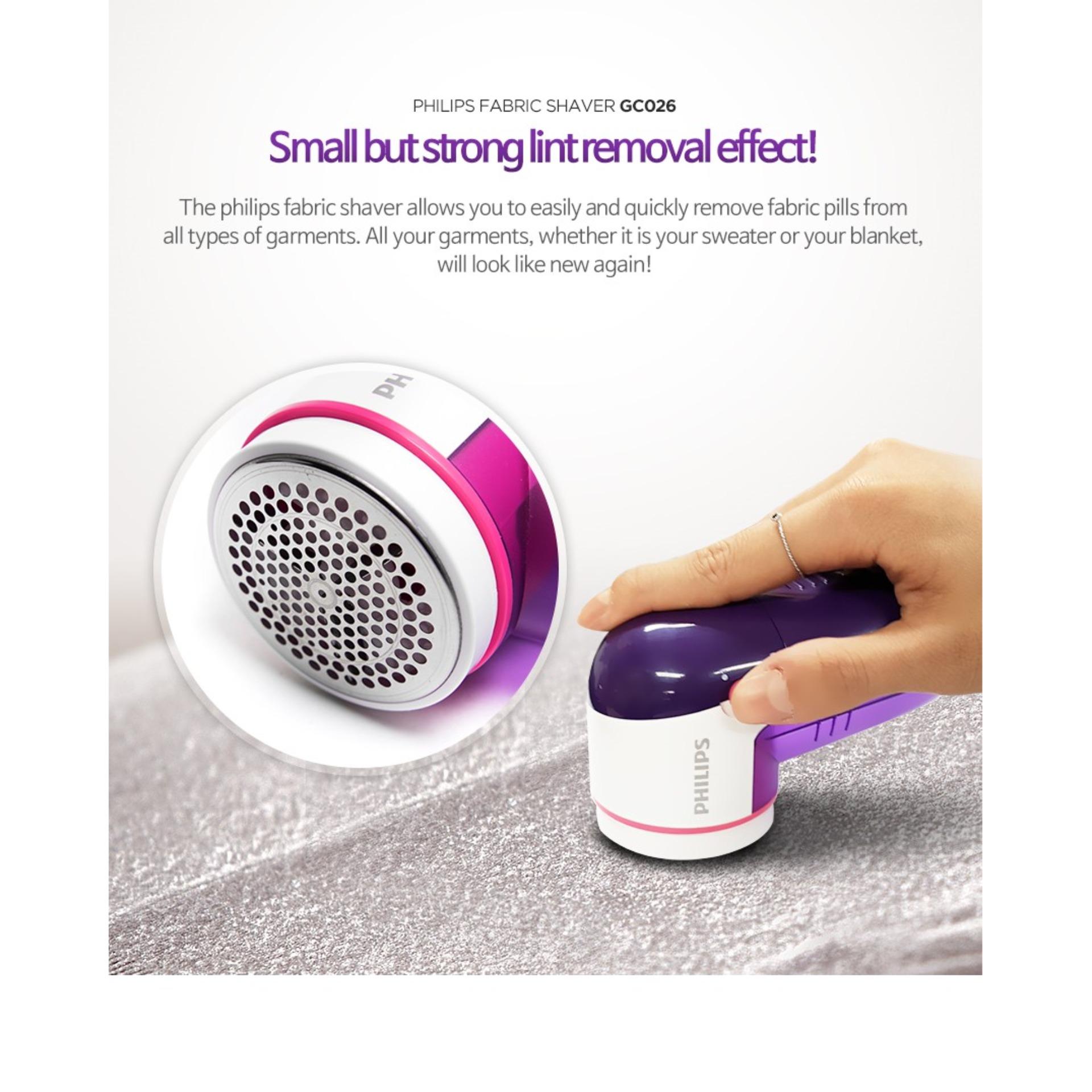 Máy cắt lông xù Philips GC026 (Tím)