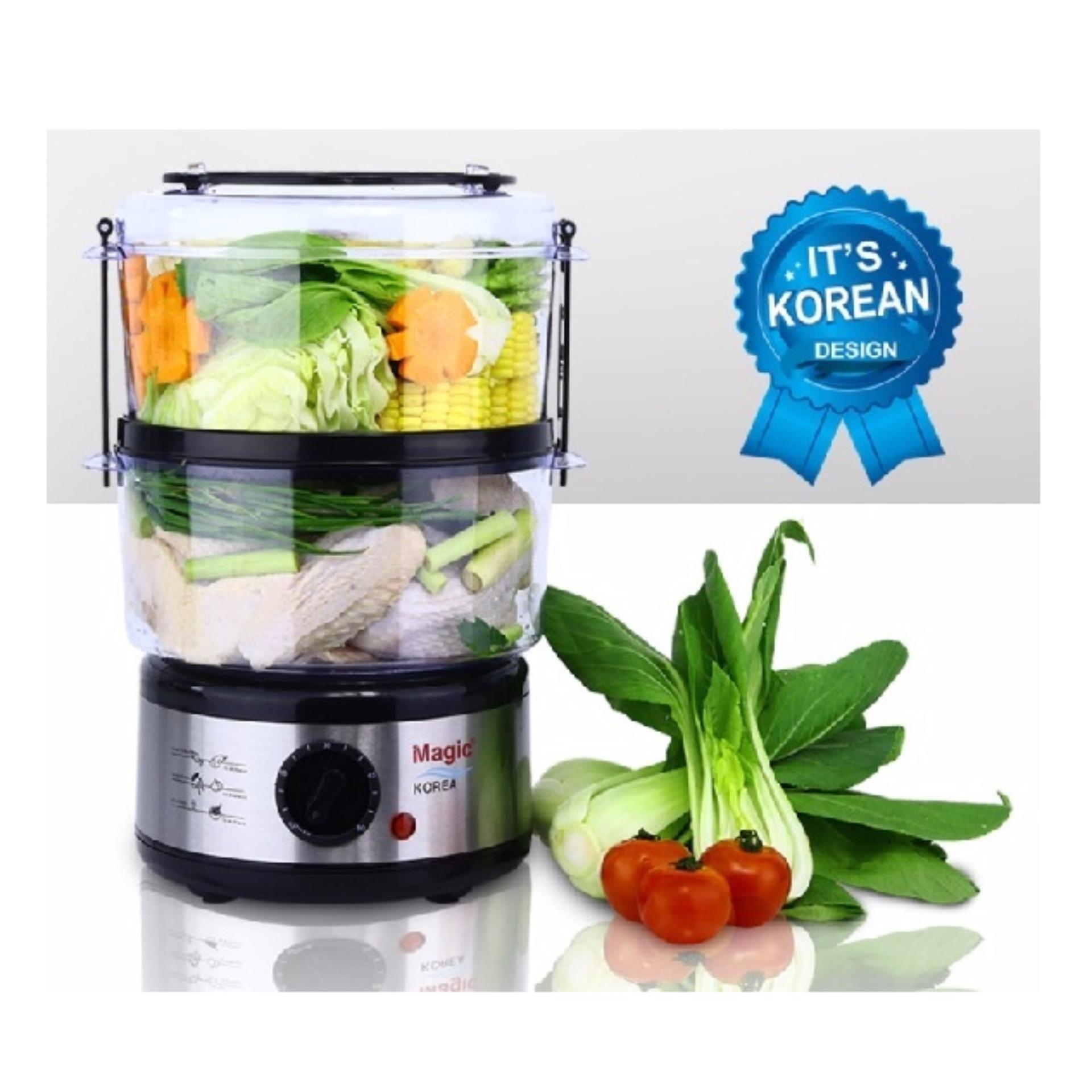 Máy hấp rau củ 2 tầng 5l hàn quốc