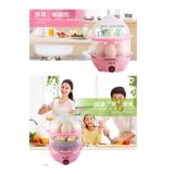 [HCM]MÁY HẤP TRỨNG HẤP THỨC ĂN ĐA NĂNG 2 TẦNG (Hồng)