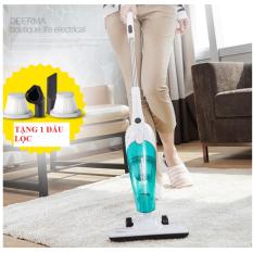 Máy hút bụi cầm tay siêu lốc xoáy DEERMA + Tặng 1 đầu Lọc (Xanh ngọc)