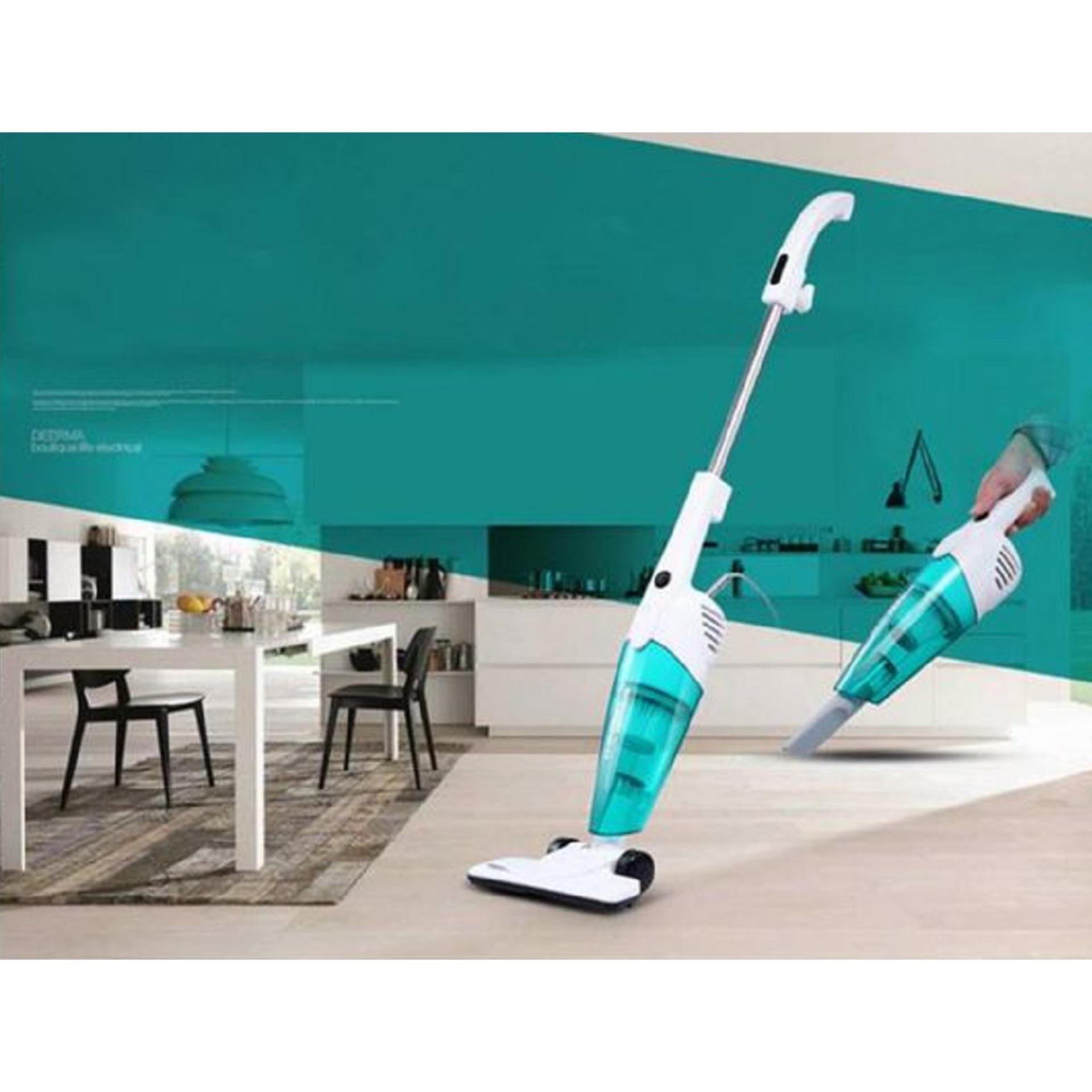 Máy hút bụi cầm tay siêu lốc xoáy DEERMA (Xanh dương)
