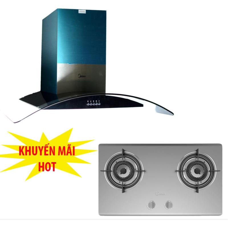 Giá bán Máy hút khói Midea E90MEW2V33 (Bạc) + Tặng 01 bếp gas âm Midea MQ7210-S