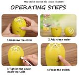 Máy khuếch tán tinh dầu kiêm đèn ngủ Lemon Humidifer có tặng kèm tinh dầu sả chanh PKCB-MAYTINHDAU