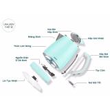 Máy làm sữa đậu nành Q3 + Bình đun siêu tốc F628
