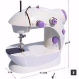 Máy may mini gia đình SM-202A (Trắng)