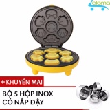 Máy nướng làm bánh 7 khuôn hình thú KK-03 Tặng bộ 5 hộp Inox