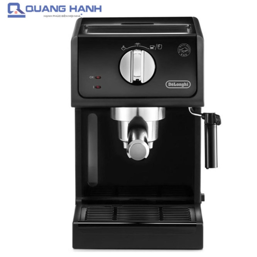 [Trả góp 0%]Máy pha cà phê Espresso DELONGHI ECP31.21 1100W (Đen) - Hãng phân phối