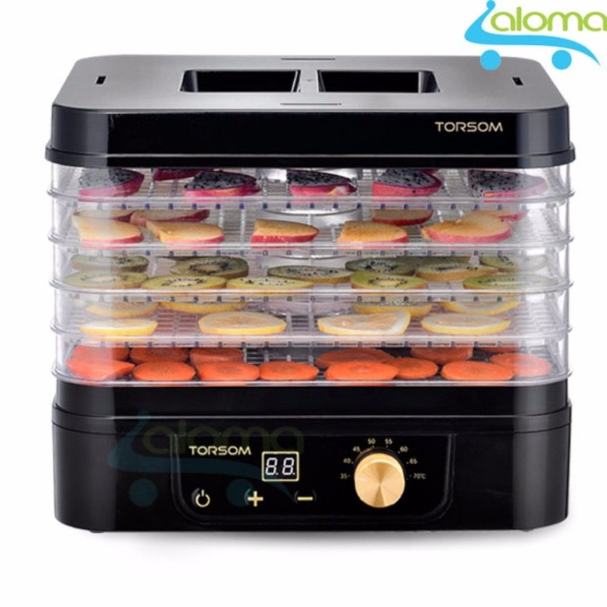 Máy sấy hoa thịt quả thực phẩm 5 tầng TORSOM TS-D2 có hẹn giờ