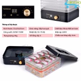 Máy sấy khô hoa quả thịt thực phẩm cao cấp TORSOM TS-D2(Đen)