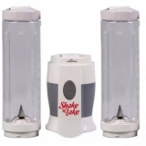 Máy xay sinh tố cầm tay Shake Take 2 cốc (Trắng)