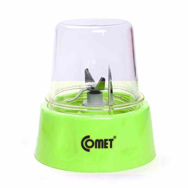 Máy xay sinh tố lưỡi dao không gỉ chống mòn Comet CM9985 1.25L 2 cối (Xanh lá)