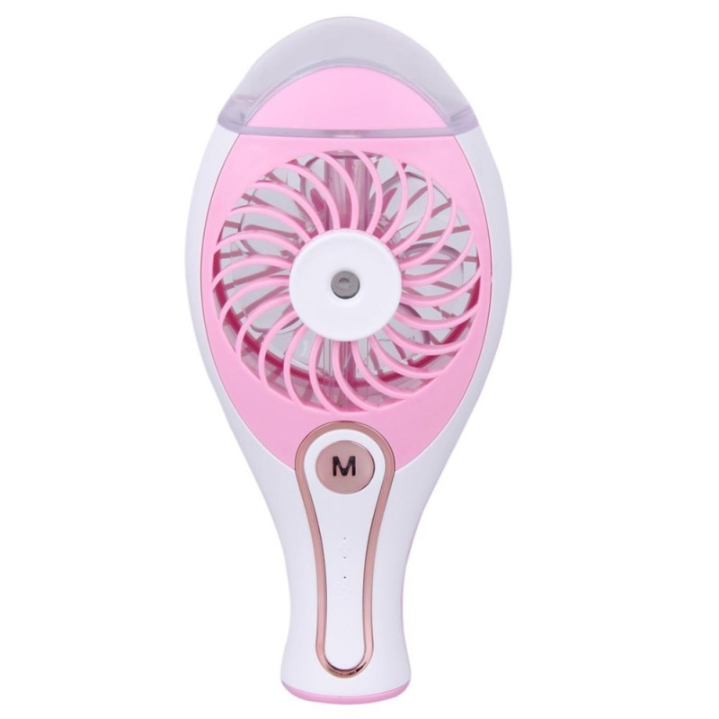 Bảng giá Cầm Tay Mini USB Sạc Xịt Phun Sương Tạo Độ Ẩm Quạt Điều Hòa Không Khí (Hồng)-quốc tế