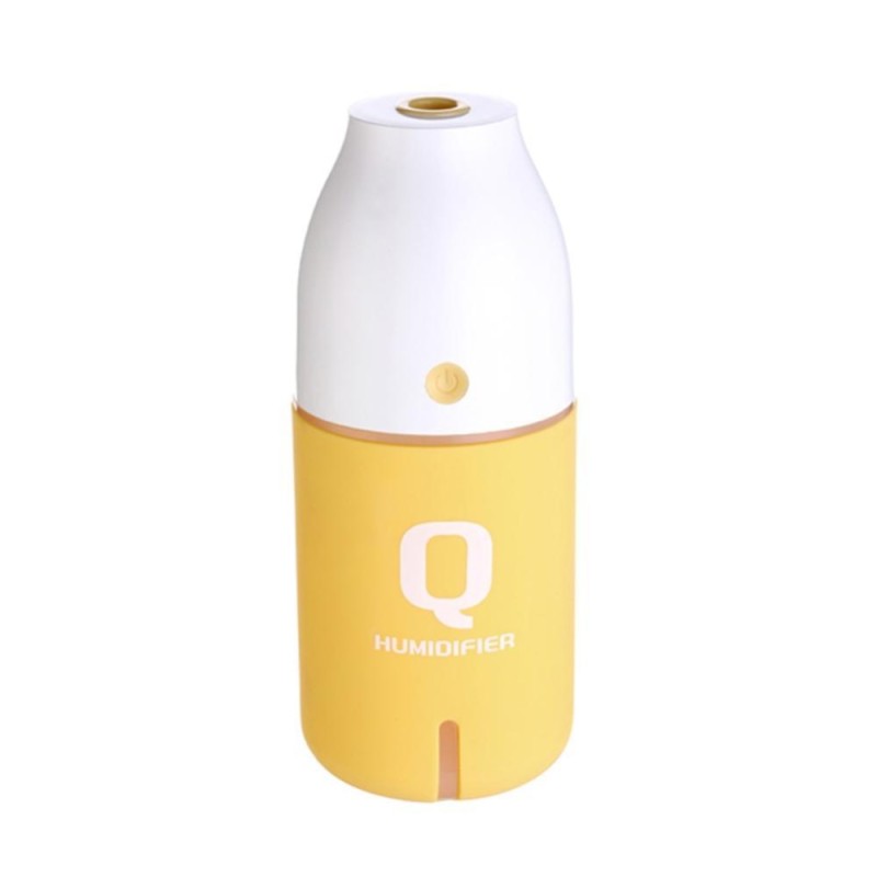 Bảng giá Mini Thiết Thực USB Bình Siêu Âm Thanh Máy Phun Sương Tạo Độ Ẩm Bình có ĐÈN LED Nightlight (Vàng)-quốc tế