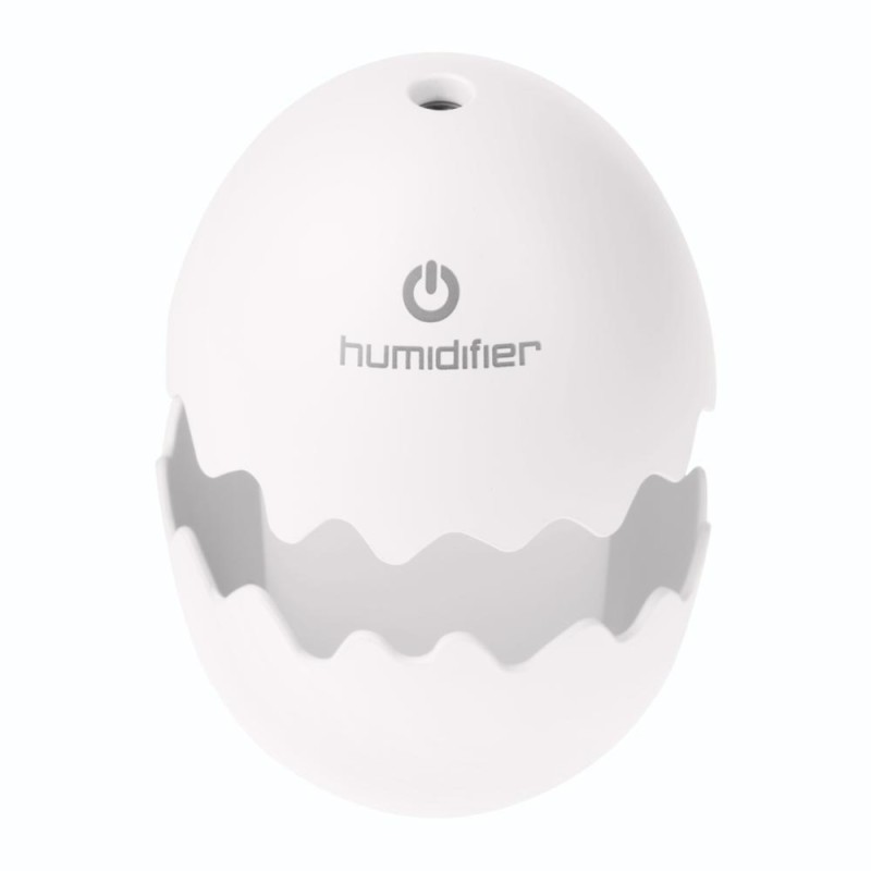 Bảng giá Mini USB Egg Ultrasonic Humidifier LED Night Light for Home Office (White) - intl