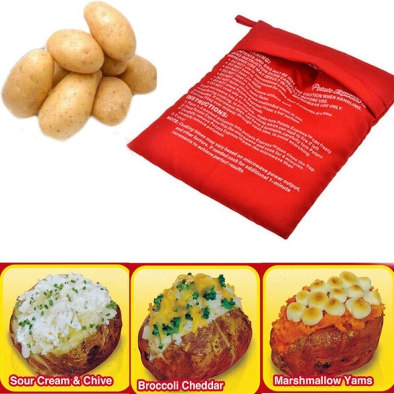 Bảng giá New Kitchen Cooking Washable Reuseable Bags Microwave Baked Potato Express Bag (Replenishment: 20 From) - intl Điện máy Pico