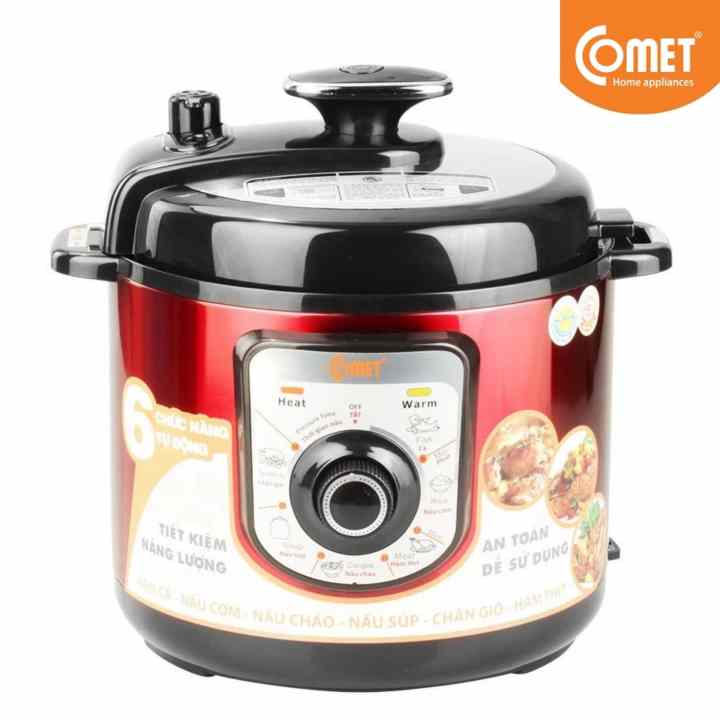 Nồi áp suất đa năng Comet CM6156 6L (Đỏ)
