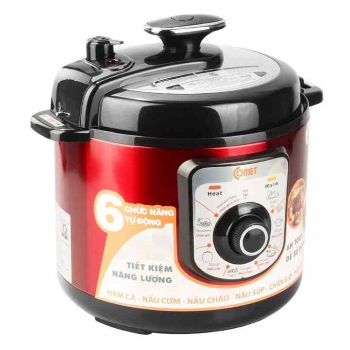 Nồi áp suất đa năng Comet CM6160 5L (Đỏ)