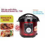 [HCM]Nồi áp suất điện Khaluck.home KL-788 6L (Đỏ)