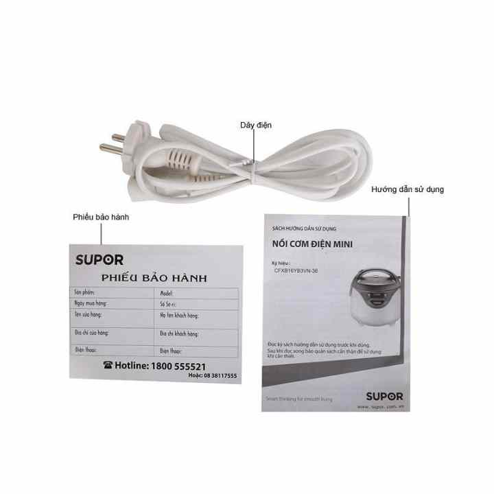 Nồi cơm điện Mini 0.8L CFXB16YB3VN-36 (Trắng nâu)