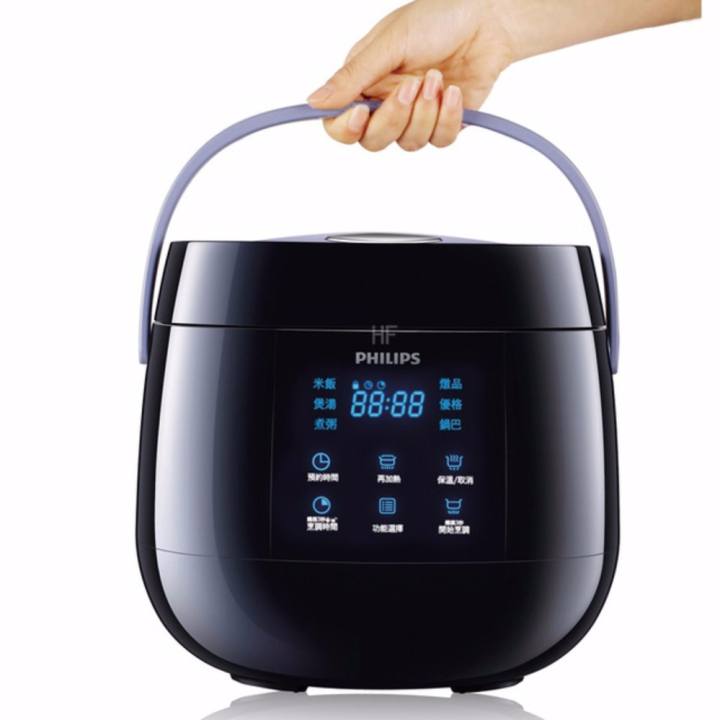 Nồi cơm điện mini điện tử Philips HD3060 (0.7L)(Đen)