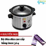 Nồi nấu chậm hầm thịt nấu cháo hầm xương kho cá BBcooker 1.5 lít BS15 - Tặng bộ thìa đũa