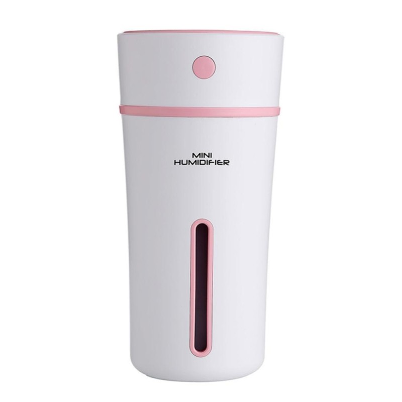Bảng giá Di động USB Mini Hình Dạng Cắt Máy Phun Sương Tạo Độ Ẩm Trên Xe Ô Tô Nhà Máy Khuếch Tán Lọc Không Khí (Hồng)-quốc tế
