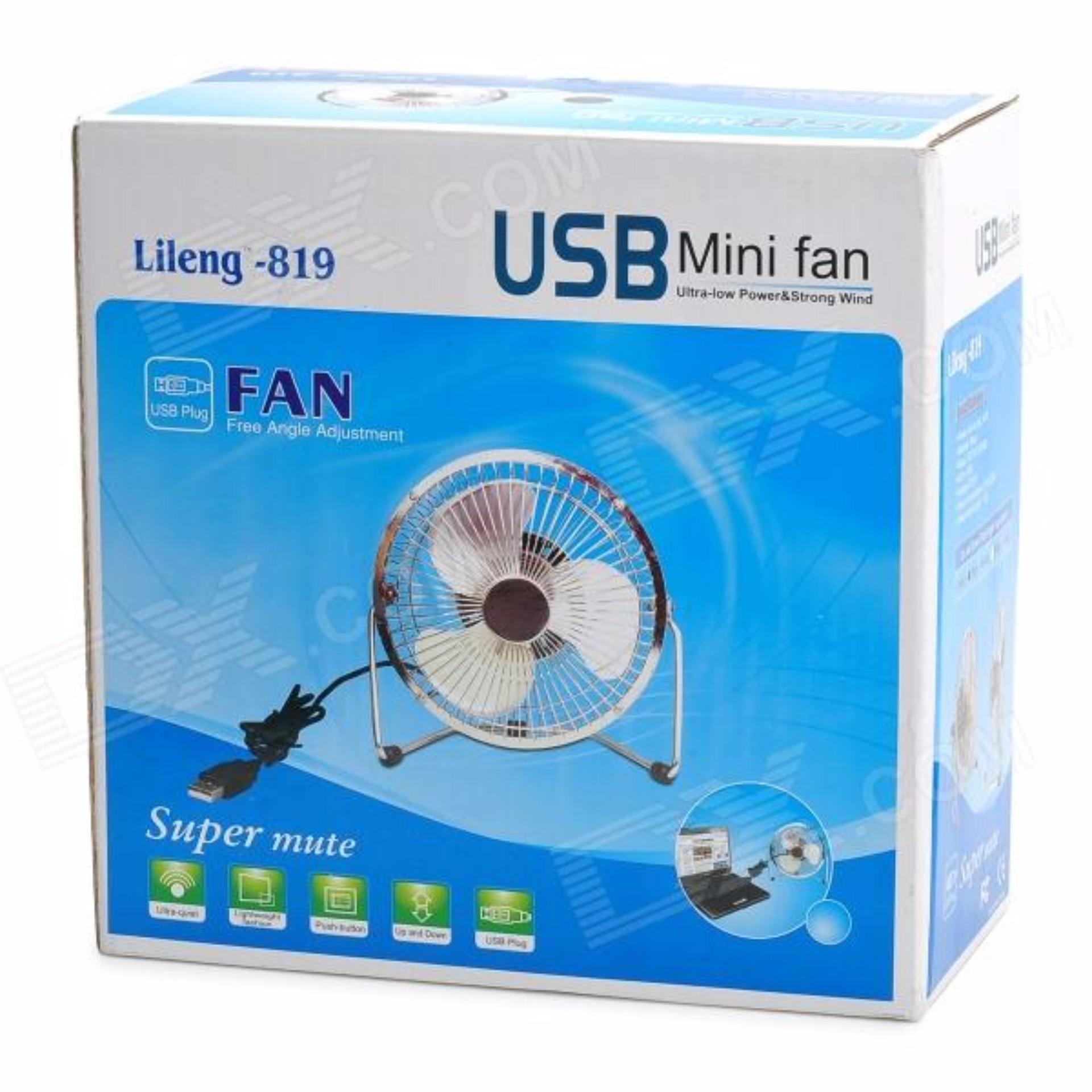 [HCM]Quạt lồng sắt 3 cánh USB 819