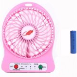 Quạt sạc pin 3 tốc độ và 1 pin sạc (Hồng)