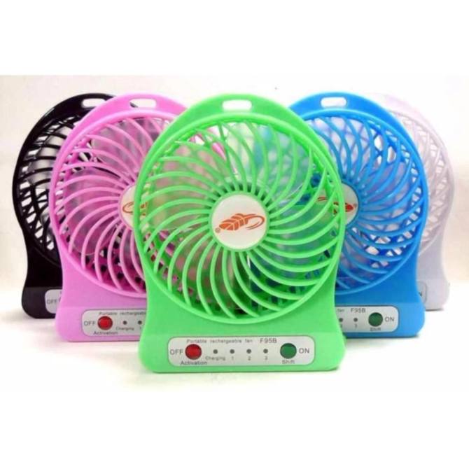 Hình ảnh Quạt sạc tích điện mini usb
