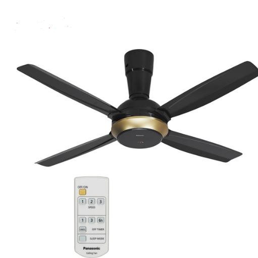 Quạt trần Panasonic 4 cánh F-56XPG (màu đen) F56XPG