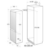 Tủ lạnh âm tủ Gorenje NRKI5181LW 278L