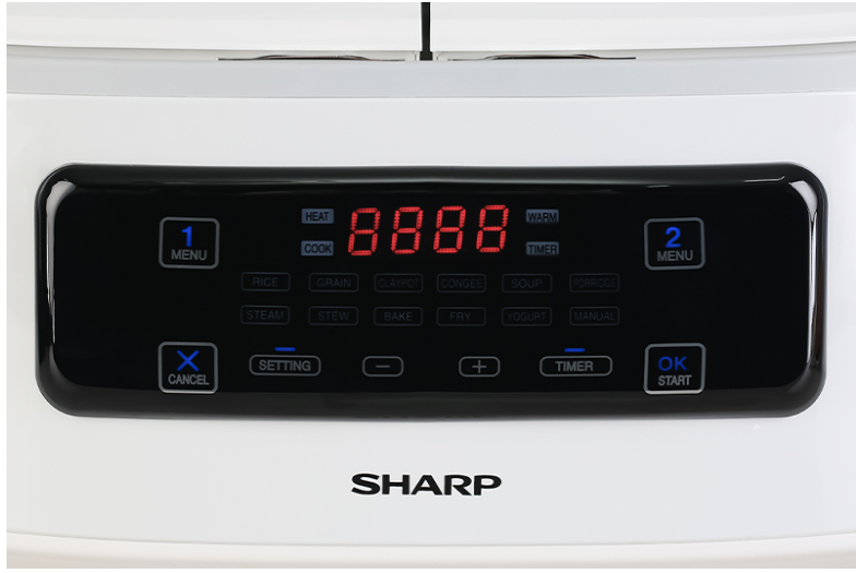Nồi cơm 2 ngăn đa năng Sharp 1.8 lít KN-TC50VN-SL
