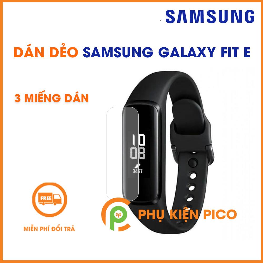 Bộ 3 miếng dán màn hình Samsung Fit E - Dán dẻo đồng hồ Samsung Galaxy Fit E dẻo trong suốt